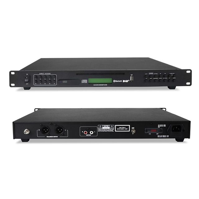 Factory Sale Compatible with CD DJ cd Player with Bluetooth and Remote Control Hifi cd Player