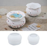 YS Fish Tank Bougie Pot Silicone Moule DIY Creative Bijoux Boîte De Rangement Succulent Fleur Pot Béton Résine Plâtre Bougie Moule