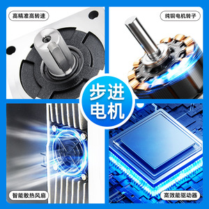 Moteur servo 40 60 80 mm 400 W 750 W DC à aimant permanent Bus EtherCAT 220 V 3000 tr/min Certifié CE - Product Image 5