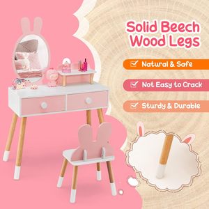 Entrega Rápida, Espejo Cosmético <span class=keywords><strong>para</strong></span> Bebés, Silla Rosa <span class=keywords><strong>para</strong></span> Dormitorio, <span class=keywords><strong>Tocador</strong></span> <span class=keywords><strong>de</strong></span> Madera <span class=keywords><strong>para</strong></span> Niños, Mesa <span class=keywords><strong>de</strong></span> <span class=keywords><strong>Maquillaje</strong></span> Clásica <span class=keywords><strong>para</strong></span> <span class=keywords><strong>Niñas</strong></span> - Product Image 3