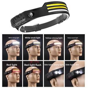 مصباح أمامي IP65 مقاوم للماء محمول قابل للطي ليثيوم أيون للصيد الليلي والتخييم يدوم طويلاً - Product Image 5