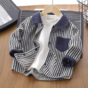 Vente flash - Cardigan à manches longues en polyester pour enfants - Veste confortable pour garçons - Activités quotidiennes en plein air - Product Image 3