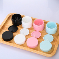 Vide Noir Mat 50g 30ml 50ml 100ml 120ml 150ml 200ml Cosmétique Corps Beurre Gommage Macaron Crème PP Pot En Plastique Avec Couvercles