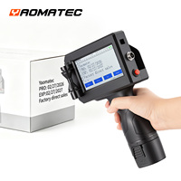 Printer Inkjet Industri YAOMATEC Harga Grosir Bahasa Inggris 12.7MM Printer Logo Printer Inkjet Genggam Pencetak Tanggal Kedaluwarsa
