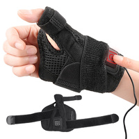 Attelle chauffante électrique pour pouce et poignet avec contrôle de température USB à trois niveaux, massage thérapeutique pour tendinite