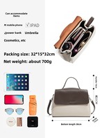 Tas Kulit Wanita 2025 Model Terbaru, Tas Tote Serbaguna, Tas Selempang & Jinjing Kapasitas Besar, Desain Unik & Mewah