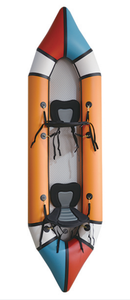 Packraft Inflable para Aguas Bravas, <span class=keywords><strong>Kayak</strong></span> <span class=keywords><strong>Pequeño</strong></span> para Pesca, para Deriva y Esquí Acuático con Accesorios para Embarcaciones - Product Image 2