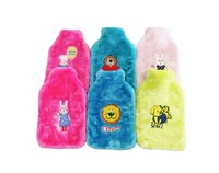 Soulagement filles femmes chauffe-eau portable sac chauffe-eau flanelle eau chaude sac bouteille logo chauffe-mains
