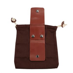 Bolsa de Forrajeo Portátil Personalizada, Impermeable, de Cuero y Lona, para Senderismo y Actividades al Aire Libre - Product Image 3