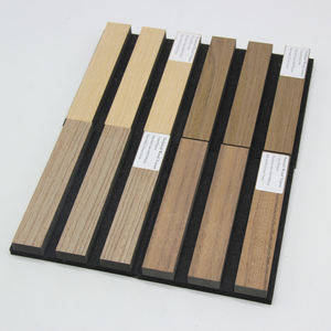 Panneau Mural Acoustique à Lattes en Bois Insonorisant pour Studio d'Enregistrement et Décoration Intérieure - Product Image 2