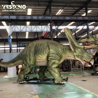 Dinosaure animatronique en silicone réaliste pour les événements des parcs à dinosaures, les parcs d'aventure et les centres commerciaux, utilisation en intérieur/extérieur