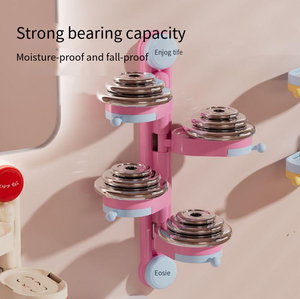 Zuignap Roterende Zeepbak Wandzeeprek Badkamer Meerlaags Opbergrek - Product Image 4