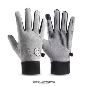 Gants d'hiver en velours pour hommes et femmes, pour écran <span class=keywords><strong>tactile</strong></span>, gants de ski antidérapants, imperméables, gants thermiques pour le cyclisme, pour usage quotidien - Product Image 3