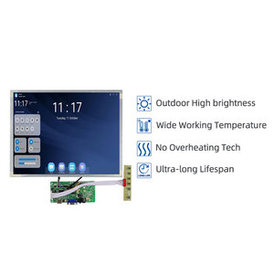 หน้าจอความสว่างสูง15นิ้ว1024x768 LVDS 1000nits อุณหภูมิกว้างจอแสดงผล TFT LCD พร้อมหน้าจอ Capacitive สำหรับเครื่องชาร์จ AC EV - Product Image 2