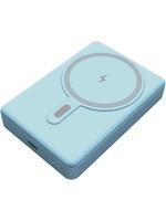 Batterie externe sans fil 5 000 mAh - Charge rapide 20 W, batterie portable, logo OEM personnalisé pour les voyages