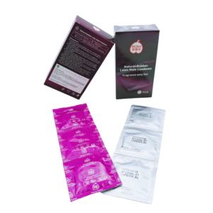 Dünnes Silikon-Produkt für Erwachsene Kondom Sex-freundliche Naturkautschuk-Latex-Kondom-Haut konservierung mittel für Männer - Product Image 3