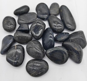Piedra de guijarros de río natural para paisajismo, <span class=keywords><strong>color</strong></span> mezclado blanco negro, proveedor de grava decorativa para jardín - Product Image 6