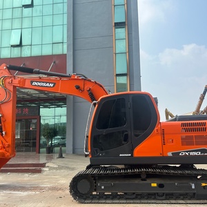 Excavatrice sur chenilles hydraulique Doosan DX150LC-9 de 15 tonnes, 95 % neuve, à bas prix, pour travaux de construction lourds, certifiée CE/EPA, à vendre - Product Image 2
