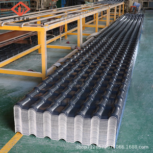 Asa Resin Roof <b>Tiles</b> 2.5mm-3.0mm Thickness 1050mm Width Corrugated <b>PVC</b> Waterproof For Villa Roofing - Product Image 1
