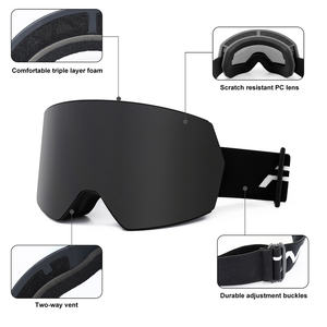 نظارات تزلج مستقطبة مضادة للضباب بعدسات OTG، نظارات سنوبورد بحماية UV400، نظارات تزلج ورياضات الثلج، نظارات أمان رياضية، شعار مخصص - Product Image 2