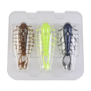 Leurre de pêche souple 8,2 cm 7g 3 pièces/boîte, 6 couleurs, appâts souples bioniques en TPE, appât artificiel souple, leurre nageur, appât souple concombre de mer - Product Image 6