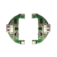 Carte PCBA LED de sécurité CCTV 12V personnalisée avec surveillance infrarouge Masque de soudure vert FR-4 matériau de base Assemblage de carte PCB
