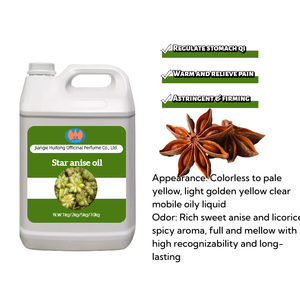 Aceite Esencial de Anís Estrellado 100% Puro y Natural, Líquido Destilado al Vapor, Precio al por Mayor de Fábrica - Product Image 1