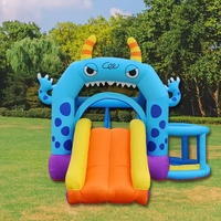 Château gonflable intérieur en PVC, combo château de saut et blocs de construction, nouvelle conception