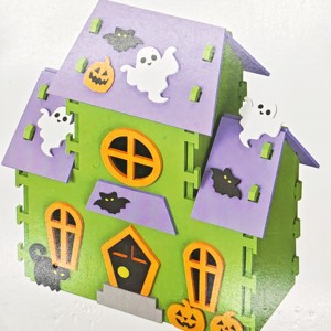Set de Construcción de Rompecabezas de Espuma 3D, Kit de <span class=keywords><strong>Manualidades</strong></span> de Espuma Estilo Halloween <span class=keywords><strong>para</strong></span> Niños, Juguete de Construcción DIY, Bloques de Rompecabezas Educativos - Product Image 2