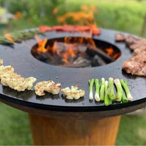 Vente directe en gros – <span class=keywords><strong>Plancha</strong></span> multifonctionnelle 3-en-1 amovible pour jardin avec brasero et grill barbecue - Product Image 5