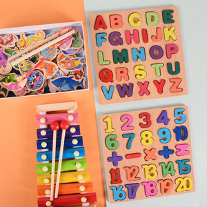 Juguetes educativos de madera, rompecabezas, bloques de construcción para niños de 3 a 6 años, entrenamiento del pensamiento, venta al por mayor - Product Image 5