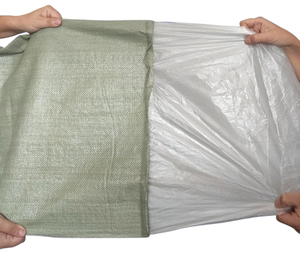 Vente en gros Nouveau sac tissé en PP 50kg vert Sac d'emballage alimentaire antistatique en plastique Fabricexpress - Product Image 6