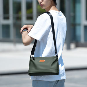 Bolso <span class=keywords><strong>bandolera</strong></span> <span class=keywords><strong>de</strong></span> cuero fresco y sencillo para <span class=keywords><strong>hombre</strong></span>, bolso <span class=keywords><strong>de</strong></span> hombro <span class=keywords><strong>de</strong></span> cuero <span class=keywords><strong>de</strong></span> negocios, versátil, ligero, impermeable, multicapa, para <span class=keywords><strong>hombre</strong></span> - Product Image 5