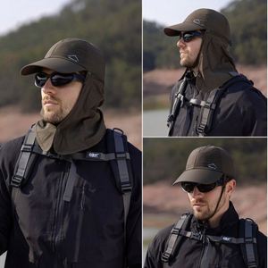 Gorra de Béisbol de Secado Rápido, Gorros de Pesca con Protección Solar UPF 50+, Gorro de Protección UV para Senderismo al Aire Libre con Solapa Extraíble para el Cuello - Product Image 3