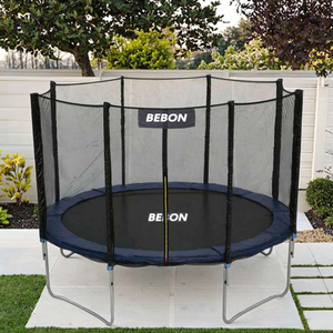 Cao cấp 244cm 8ft PVC trong nhà <span class=keywords><strong>Trampoline</strong></span> giường với an toàn tay vịn Kids 'thư bị trả lại nhảy giường cho trẻ em của phòng chơi - Product Image 5