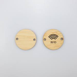 Programmeerbare Rfid Bamboe Eco-Vriend Nfc Houten Sleutelkaart Voor Toegangscontrole Aanpassen 13.56Mhz Rfid Sleutelhanger Sleutelhanger - Product Image 2