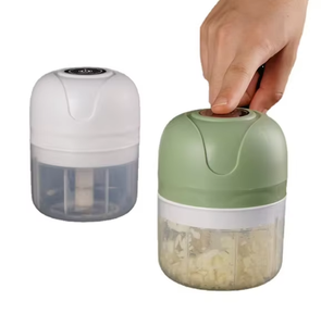 Appareil de cuisine intelligent multifonctionnel, presse-ail électrique et hachoir à viande pour les besoins de préparation d'oignons, de gingembre et d'épices - Product Image 3
