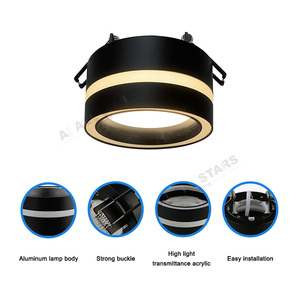 Daily Simple Design Precio al por mayor Accesorio de techo Instalación en superficie Gx53 Carcasa cilíndrica Gx53 Downlight Light Housing - Product Image 6