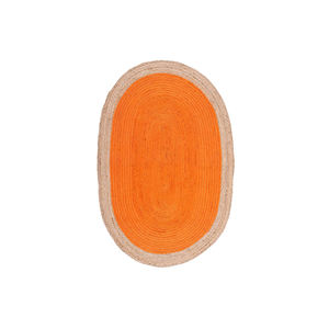 Tapis en jute avec teinture naturelle non toxique, tissage coloré, tapis éco-responsable pour une décoration intérieure durable et sûre - Product Image 1