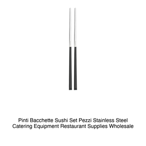 Ensemble de baguettes à sushi en acier inoxydable Pinti, lot de 2 pièces, acier inoxydable 18/10 Pintinox - Product Image 2