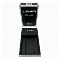 Flight case OEM Allen&Heath QU-16 pour console de mixage numérique DJ, boîte de transport protectrice avec couvercle rabattable et 4 pieds en caoutchouc