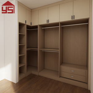 High Capacity <strong>Wooden</strong> Bedroom Furniture Wardrobe Cabinet with Drawers and Shelves <strong>Cupboard</strong> for <strong>Small</strong> Bedroom - Product Image 2