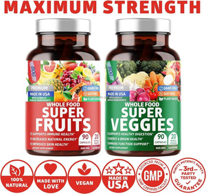 Oem siêu greens viên nang greens Superfood bổ sung cỏ linh lăng củ cải gốc gừng hỗ trợ năng lượng miễn dịch trái cây Veggie viên nang - Product Image 5