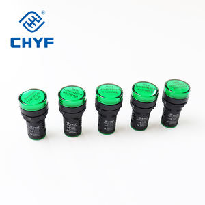 CHYF AD22 Serie 22mm <span class=keywords><strong>LED</strong></span> Kunststoff Kontroll leuchte <span class=keywords><strong>LED</strong></span> 12V 24V 110V 220V 380V Kontroll leuchte Signal anzeige - Product Image 1