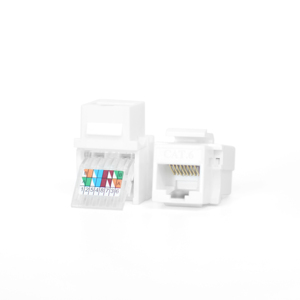 RJ45 CAT5e <span class=keywords><strong>CAT6</strong></span> công cụ-ít Keystone jack nối adapter với màu sắc mã hóa hệ thống dây điện schema Snap trong đứng - Product Image 3