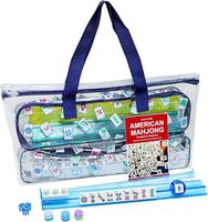 Sac de rangement pour jeu de Mahjong moderne, transparent, durable, de haute qualité, grande capacité, étanche, extensible, avec poignées pour le rangement à domicile
