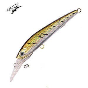 Grand Méné Long/Court Lèvre Minnow GT Grand Jeu De Pêche À La Manivelle Appât 76g Appât Dur 3D Yeux <span class=keywords><strong>Chatter</strong></span> appât De Pêche Leurre - Product Image 3