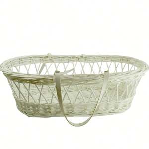 أحدث سرير نوم متأرجح للأطفال حديثي الولادة + سلة أطفال خوص مصنوعة يدويًا من الصفصاف - Product Image 3