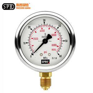 Burdon tüpü basınç ölçü testi paslanmaz çelik dijital göstergeler 3 test kiti 600bar 63mm ekskavatör hidrolik pompa yağı basın için - Product Image 2