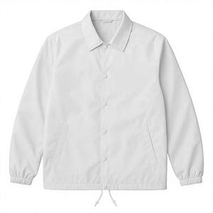 Chaqueta Deportiva Personalizada con Logotipo Blanco, Diseño Geométrico/a Cuadros/con Letras/Dibujos Animados en la Parte Delantera, Estilo Patchwork/Camuflaje para Hombre - Product Image 1